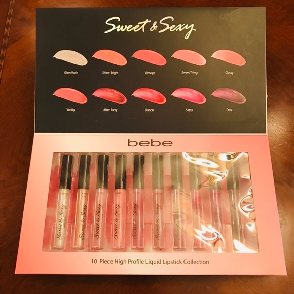 bebe lipstick set